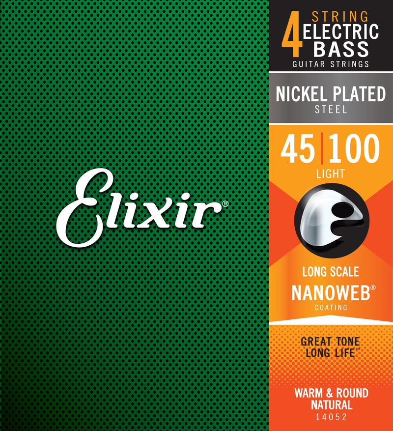 Encordado Elixir 14052 4 cuerdas 45-100 para Bajo