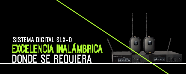 Shure presenta el Sistema Inalámbrico Digital SLX-D