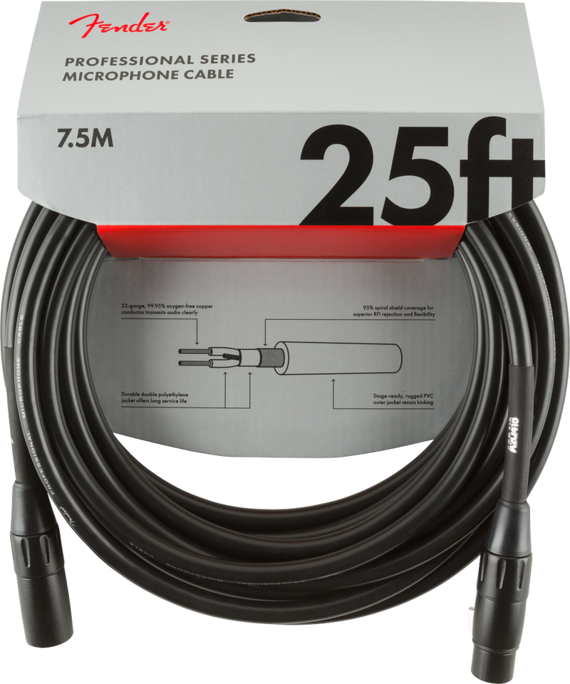 Cable para micrófono Fender Professional Series