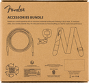Pack de Accesorios Fender: Cable, Afinador y Correa