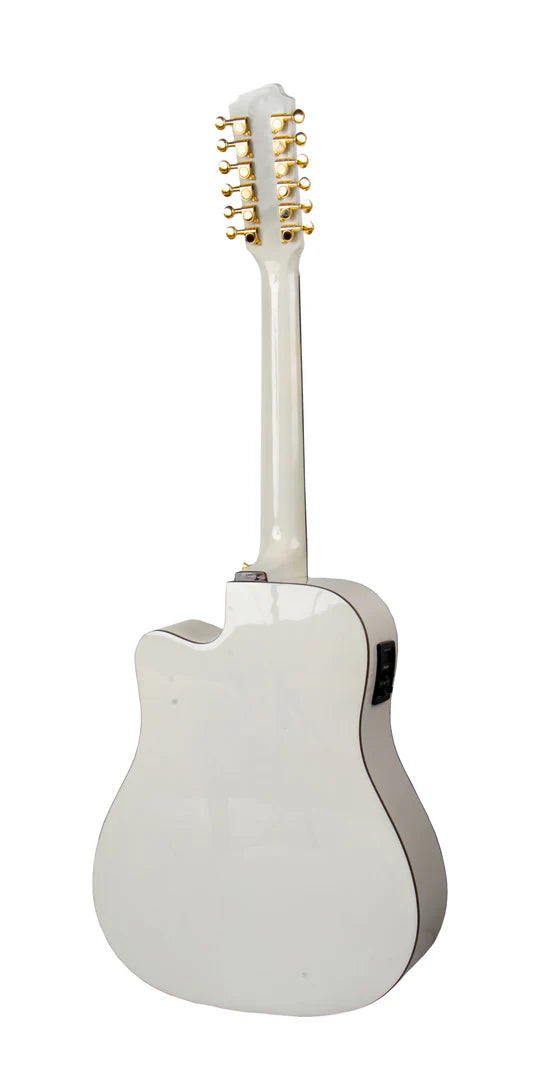 Docerola Electroacústica Bamboo GA-4012-WH-Q-AR