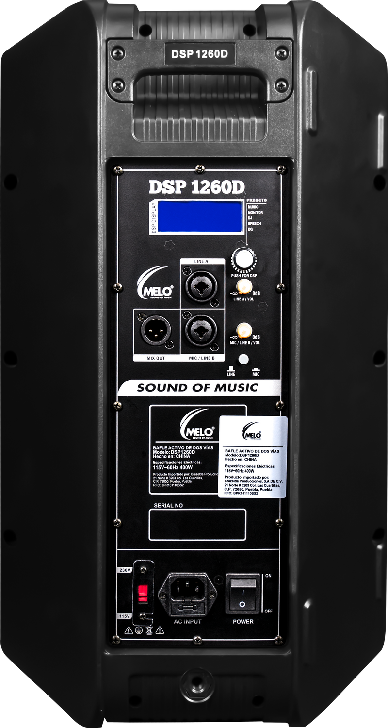 Bafle Activo Melo DSP1260D