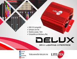 Interface DMX LiteTek DELUX1024