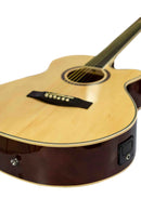 Guitarra Electroacústica Bamboo GA-40-NAT-Q-AR
