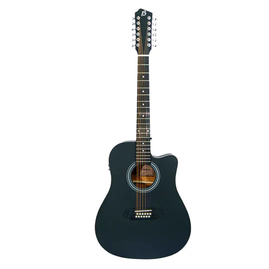 Docerola Electroacústica Bamboo GA-4012-BK-Q