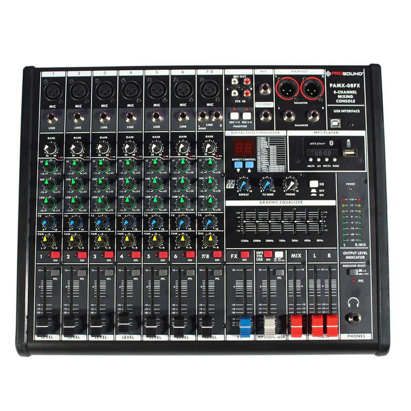 Mezcladora Prosound PAMX-08FX