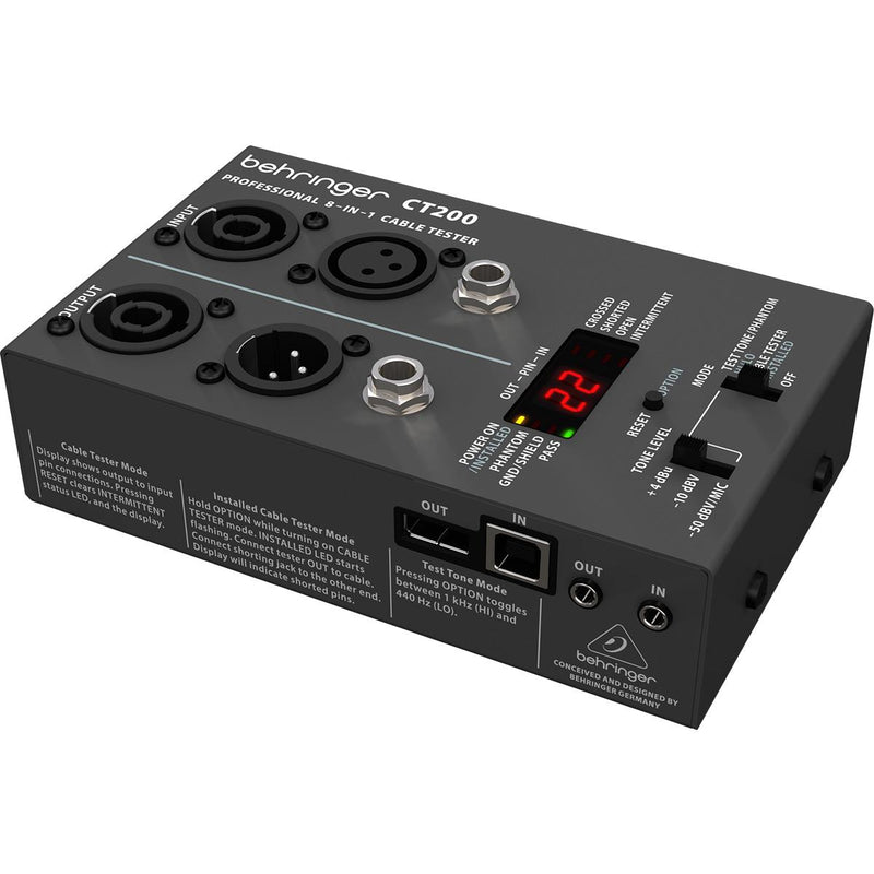 Probador Cables Behringer CT-200