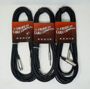 Paquete de 3 Cables American Cable XLR Hembra a Plug