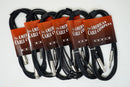 Paquete de 6 Cables American Cable XLR Hembra a Plug