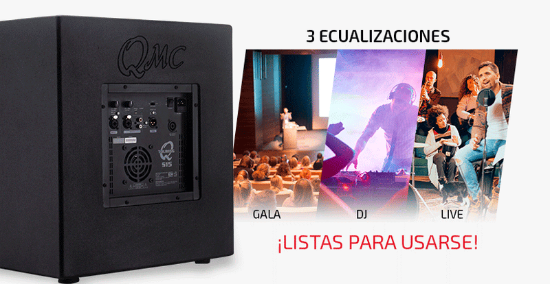 Subwoofer Activo QMC Bass Flex 115