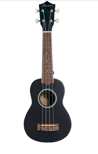 Ukulele Soprano Bamboo Black U-21-BK