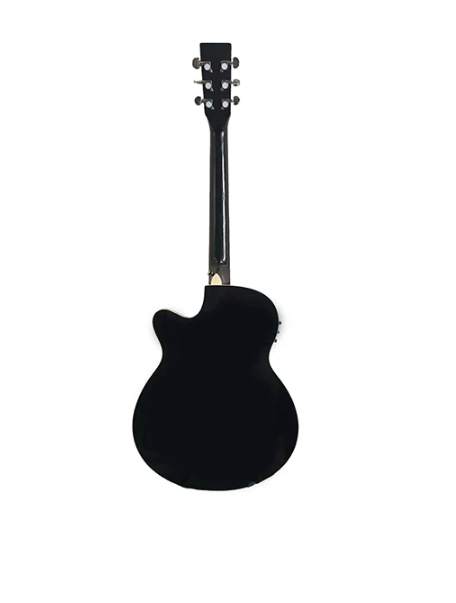 Guitarra Electroacústica Bamboo Negra GA-40-BK-Q-AR