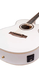 Guitarra Electroacústica Bamboo GA-40-WH-Q
