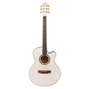 Guitarra Electroacústica Bamboo GA-40-WH-Q