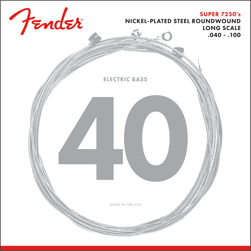 Encordado Fender para Bajo 4 cuerdas 40-100