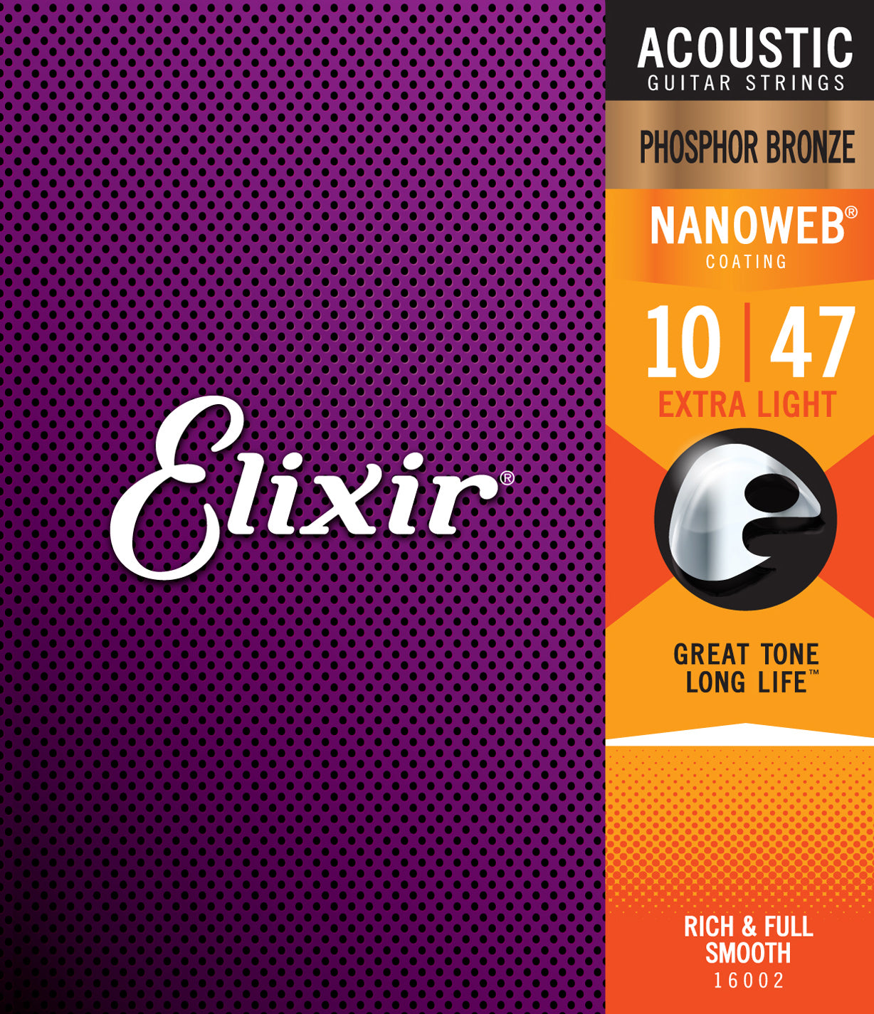 Set Corde Per Chitarra Acustica ELIXIR 16002 Acoustic Phosphor Bronze Set Corde Per Chitarra Acustica ELIXIR 16002 Acoustic Phosphor Bronze