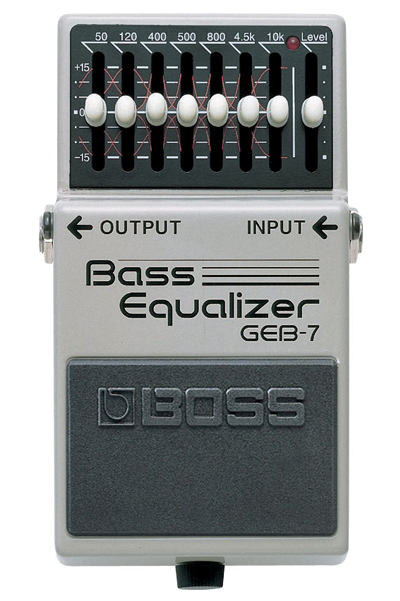 Pedal Boss Ecualizador P/Bajo GEB-7