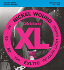 Encordado D'Addario EXL170 para Bajo 4 cuerdas 45-100