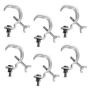 Paquete Lite Tek C-Clamp 6 Piezas