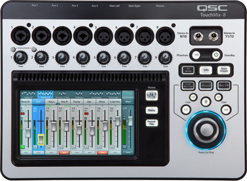 Mezcladora digital QSC TouchMix-8