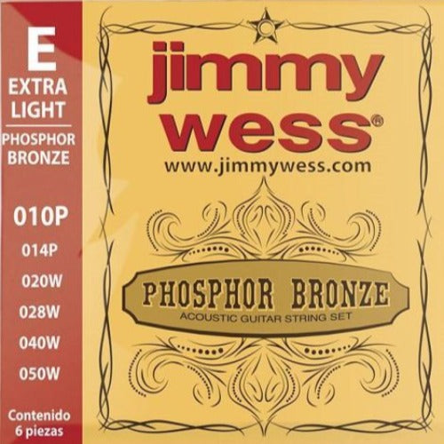 Encordado Jimmy Wess WB-10 para Guitarra Acústica